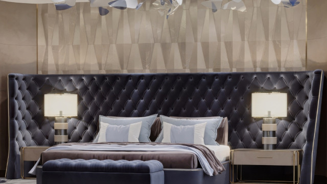 Royal Bedroom Design For Villa Design In Cambodia