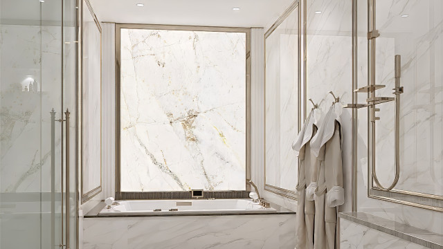 Master bathroom decoration