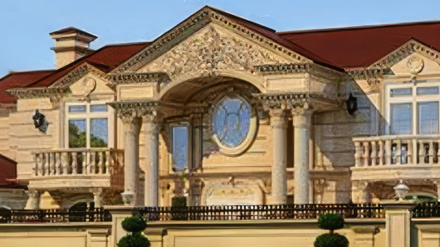 Luxurious villa exterior