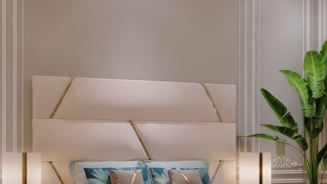 الديكور الداخلي لغرفة النوم الأنيقة