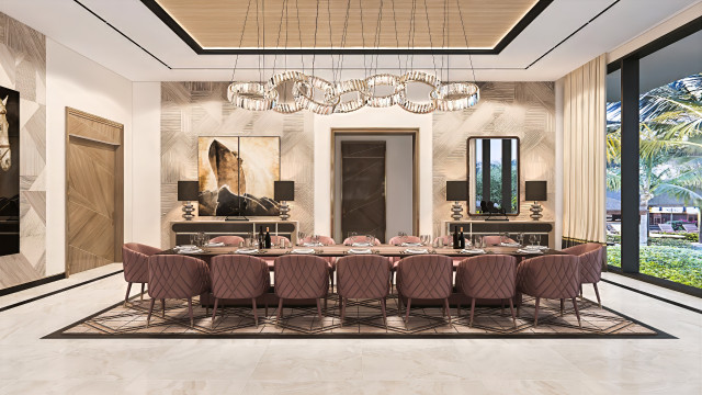 Classic luxury dining room