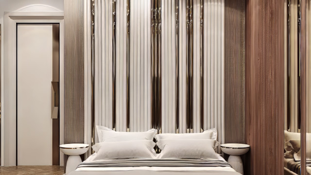 Superior blue bedroom design