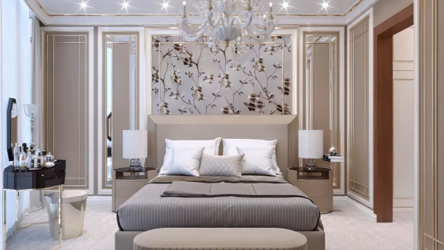 Royal master bedroom decoration
