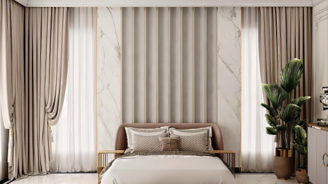 Luxury master bedroom modern decor