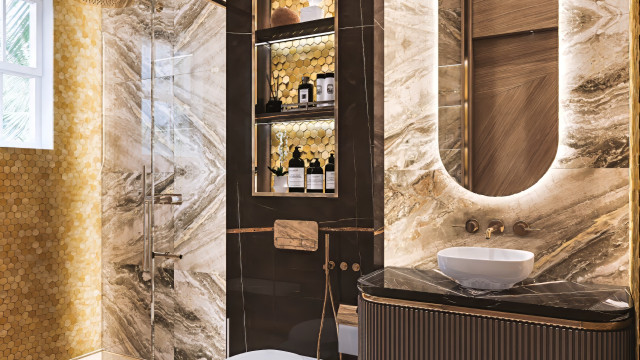 تصميم وتنفيذ الحمامات الحديثة