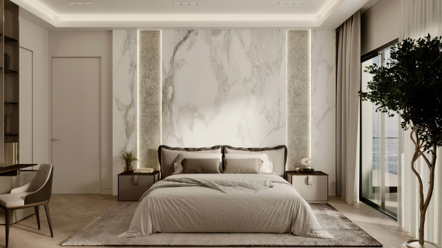 Modern- Classic Bedroom Design