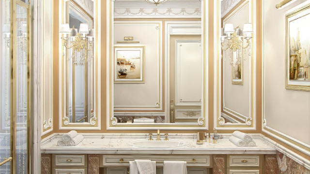 LUXURY - CLASSIC VIBE FOR THE BATHROOM INTERIOR