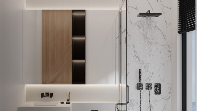 Chic Bathroom Interior