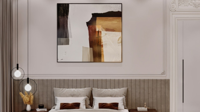 Минималистичный дизайн гостевой спальни