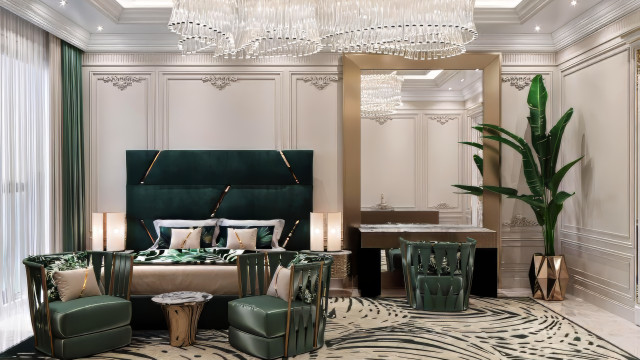 Villa owner bedroom interior