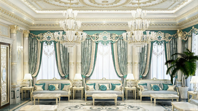 Изысканный дизайн маджлиса