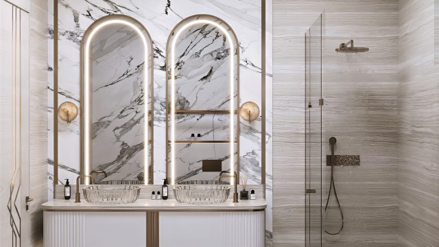 Nice modern bathroom