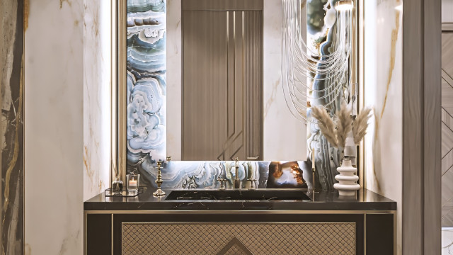 تصميم حمام داخلي مذهل في مونتريال