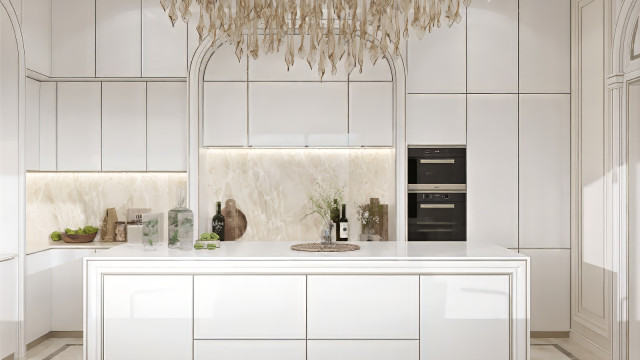 Elegant Kitchen Interior  Design Idea