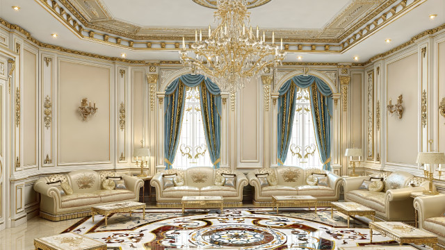 Luxury- Modern Family Sitting Room