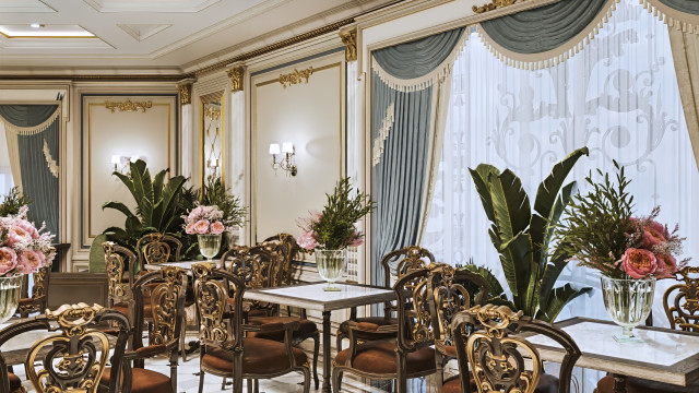 Restaurant's Interior in Classic Style