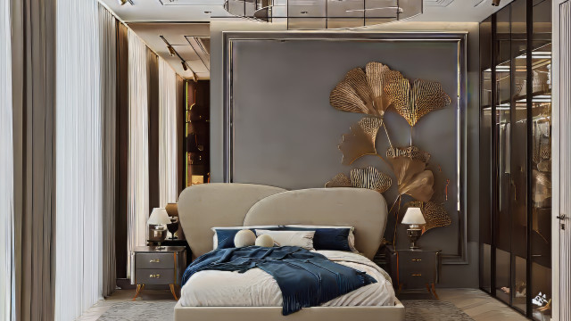 Modern Aesthetic Bedroom Interior Design Solution