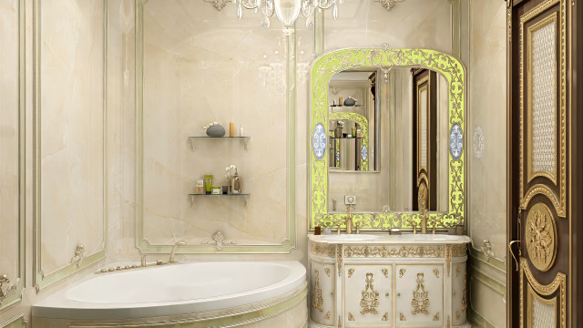 Chic modern bathroom