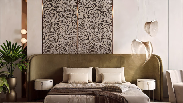 Элегантный дизайн спальни в королевском стиле — Антонович Дизайн (Antonovich Design)