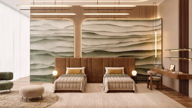 Interesting bedroom interior designing