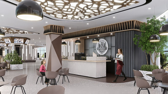 Architectural project of the restaurant Nigeria