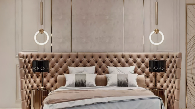 SERENE LUXURY MASTER BEDROOM INTERIOR DESIGN