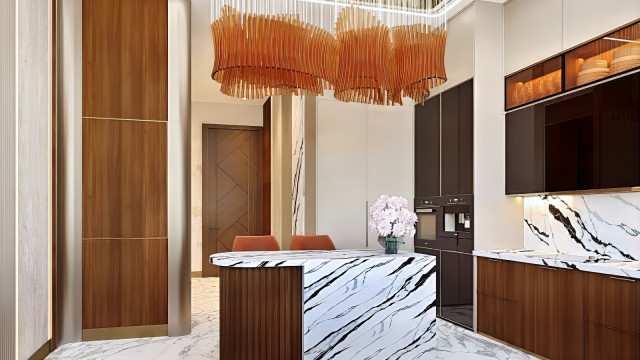 LUXURY CLASSIC-STYLE KITCHEN INTERIORS