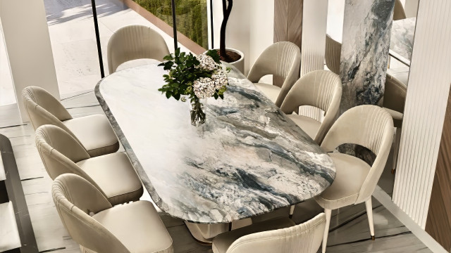 Detailed Dinning room design