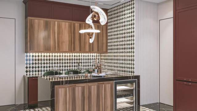 Gorgeous Kitchen Design For Project In Kazakhstan