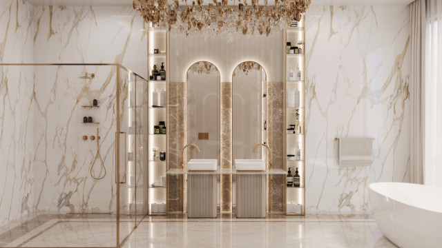 LUXURIOUS BATHROOM DESIGN CREATION