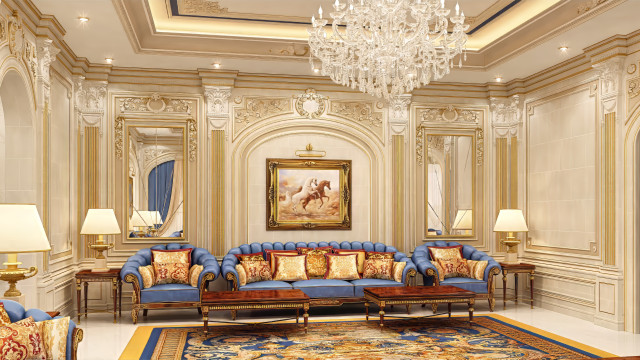 Chic majlis interior