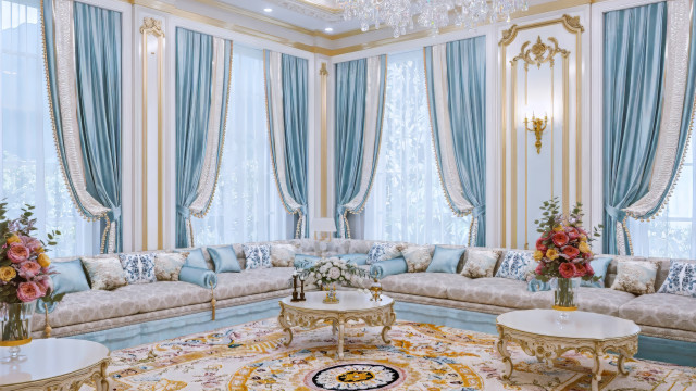 Family room interior