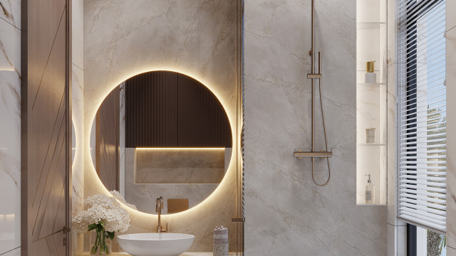 Bathroom Interior Design Art Deco