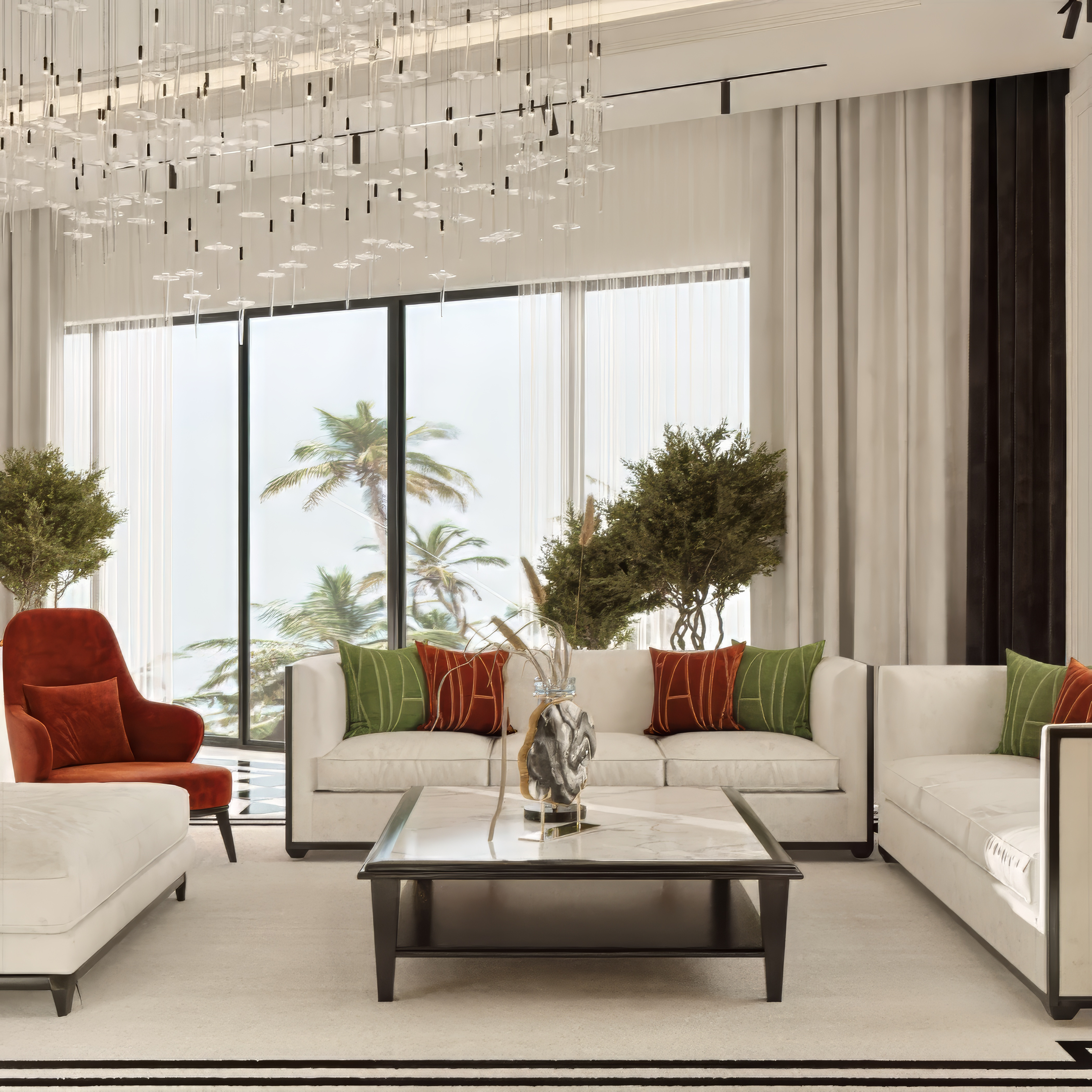 Very best modern villa interior