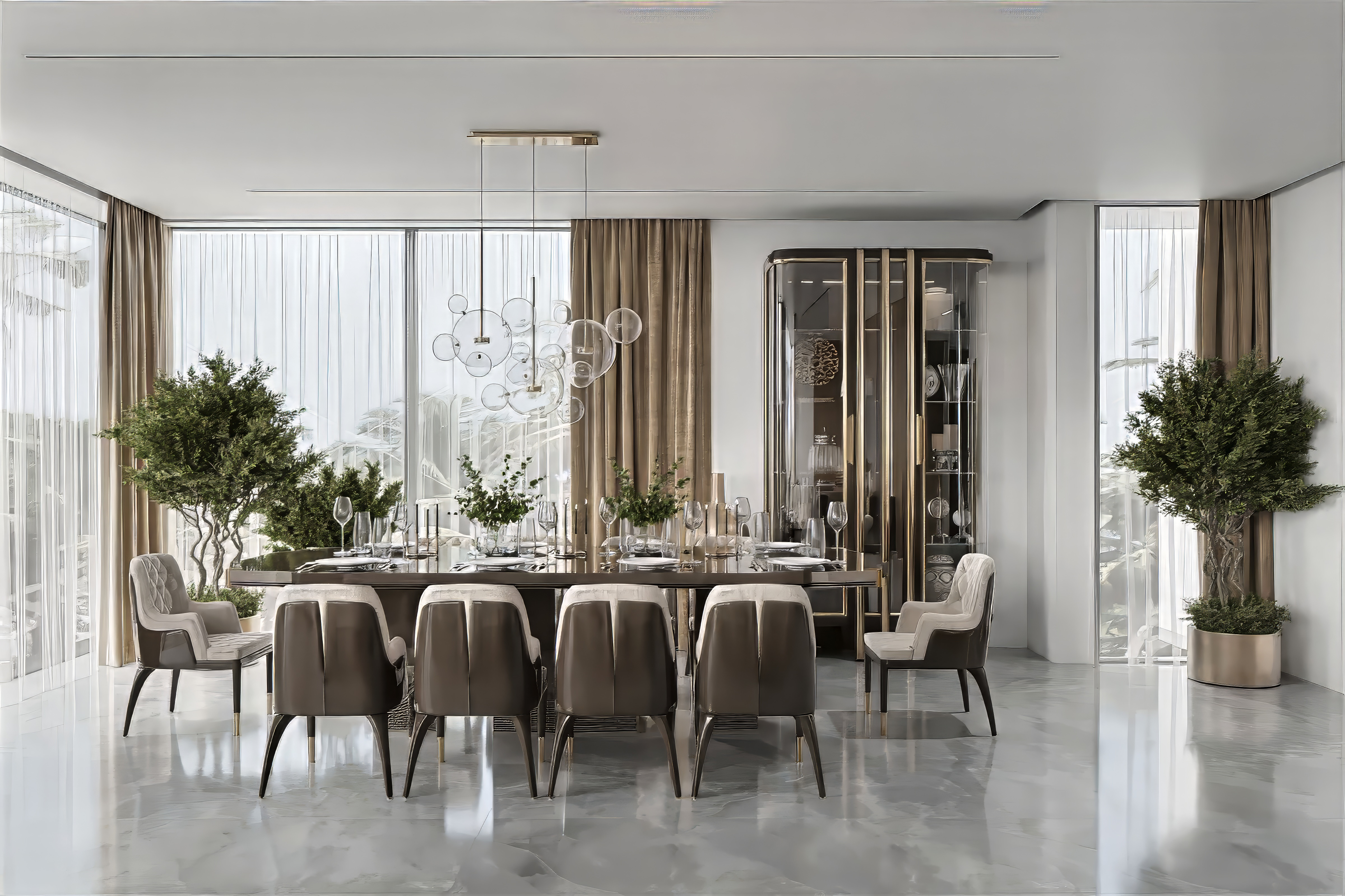 Dining Room in Bright Colors