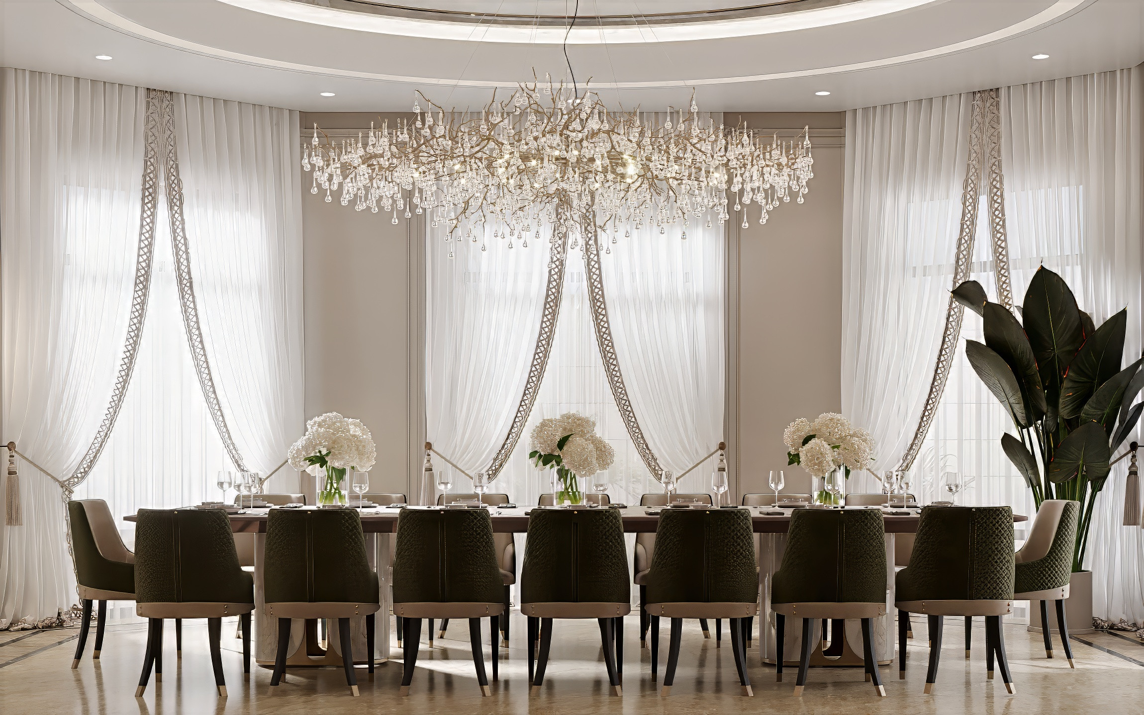 Most Luxurious Chic Dinning Room