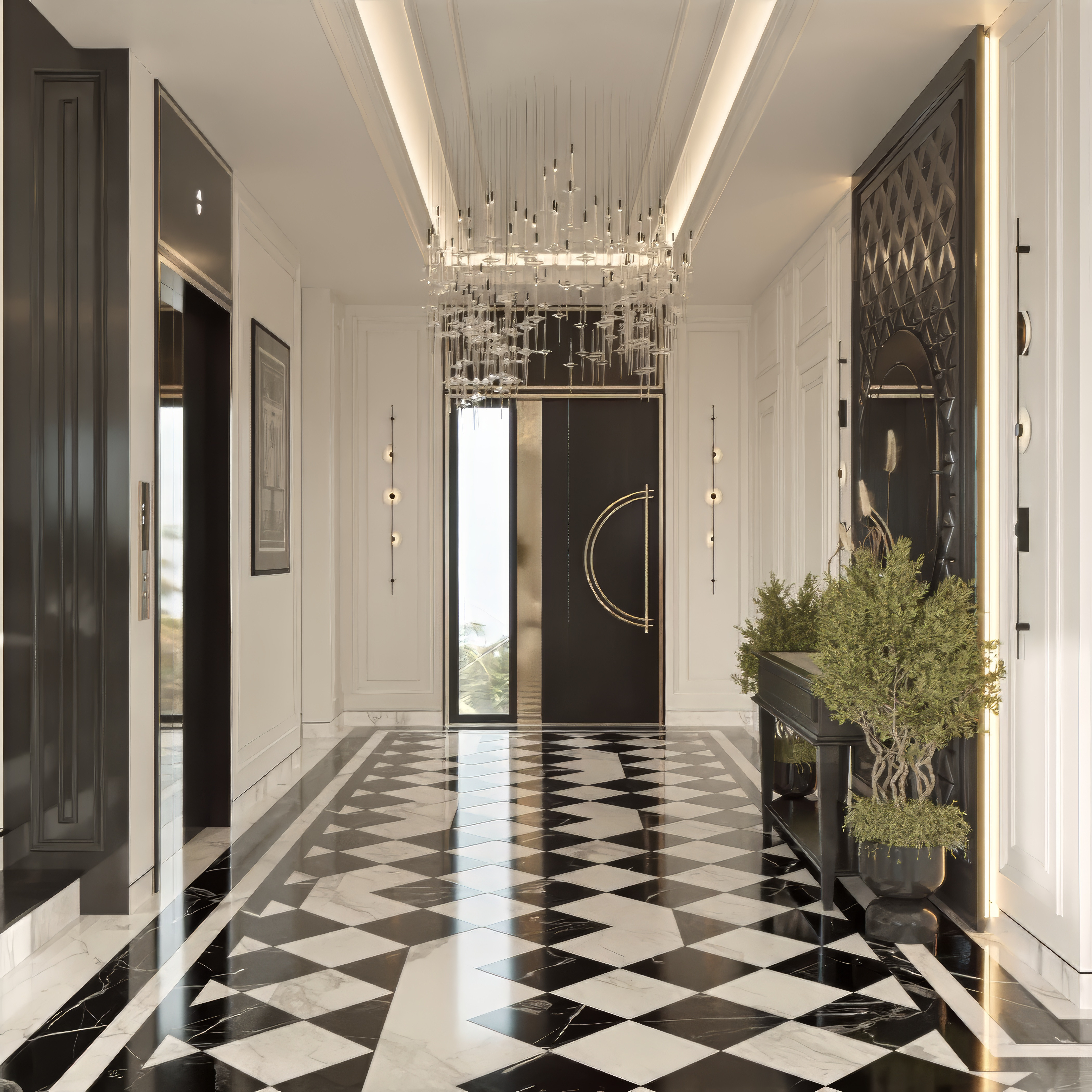 Gorgeous Entrance Interior Design