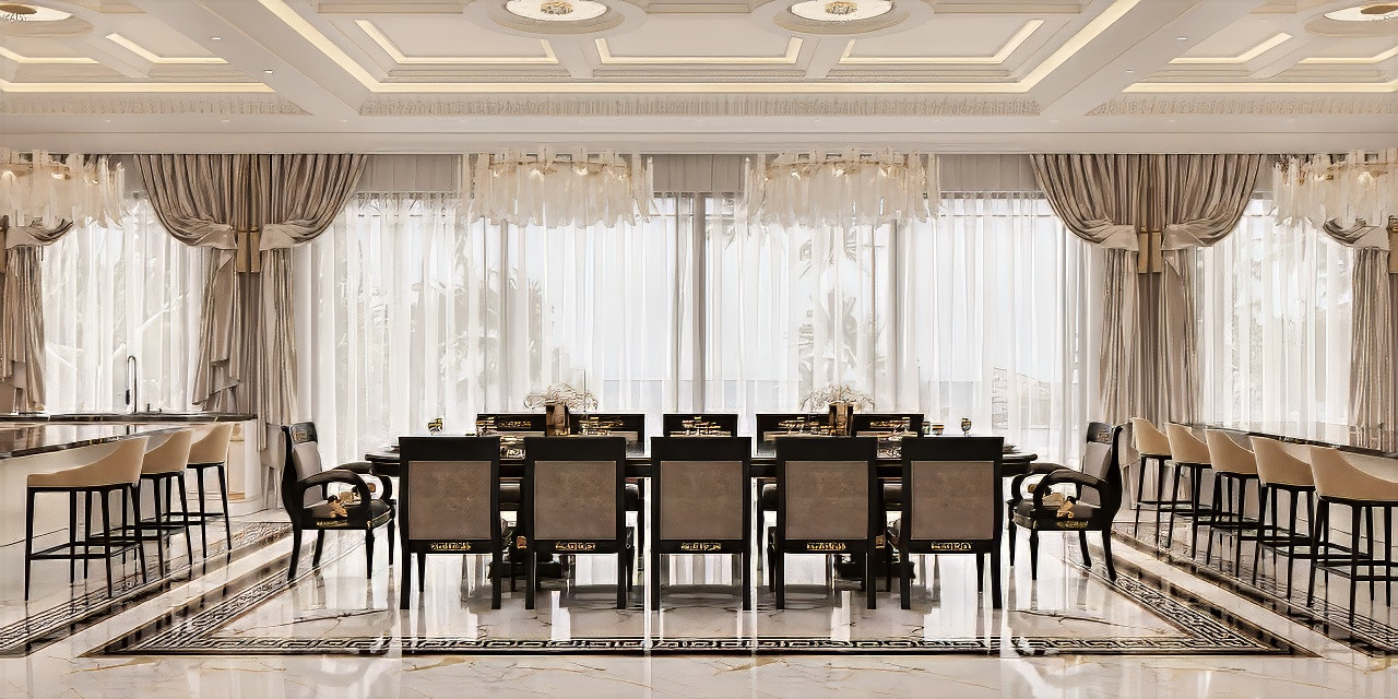 Very beautiful dining room interior