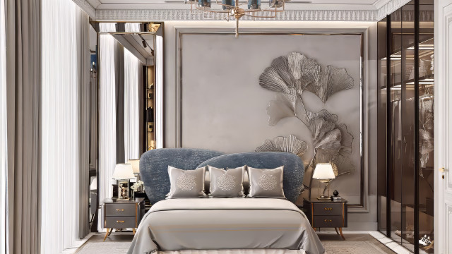 Deluxe contemporary bedroom