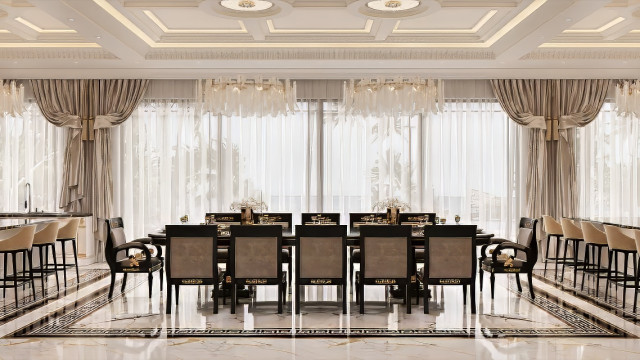 Very beautiful dining room interior