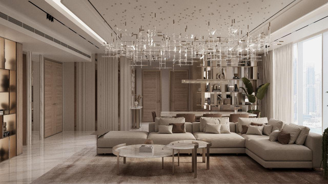 Living room area decor