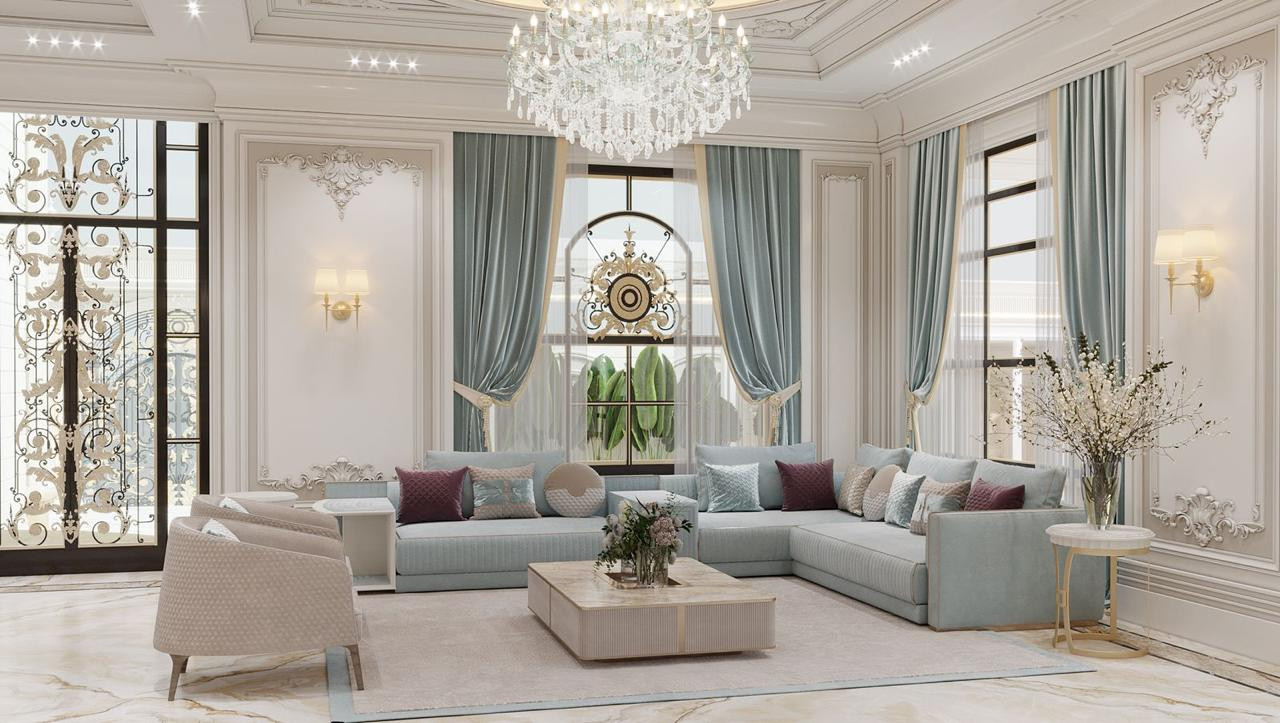 Traditional Family Sitting Zone Interior Design