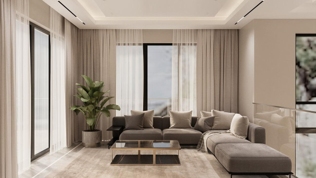 ELEGANT STYLE FAMILY SITTING ROOM DESIGN