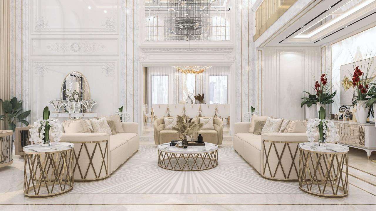 Breath Taking Elegance in Family Sitting Room UAE