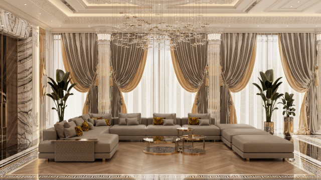 Идеи дизайна гостиной: роскошные интерьеры и концепции