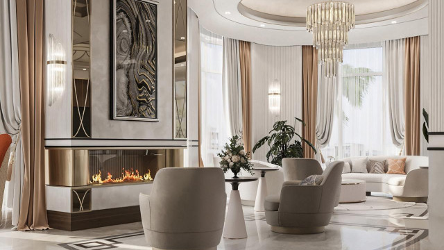 Family Sitting Room in Luxury And Comfort Style