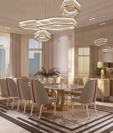 Relaxing Apartment Interior Ambiance