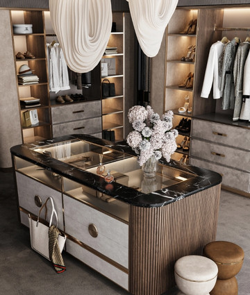 Master dressing room