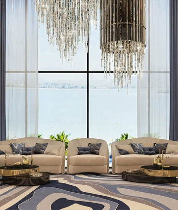 Amazing Villa Interior Design in Dubai Palm Penthouse Royal Atlantic