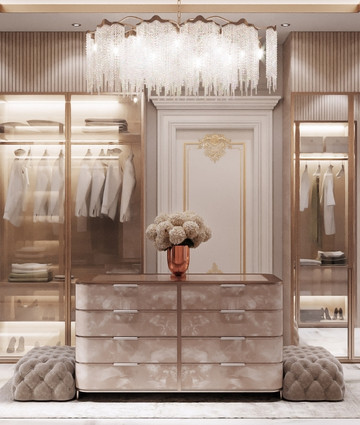 Classic Master Dressing Room Design